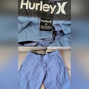 Hurley size 30 blue shorts